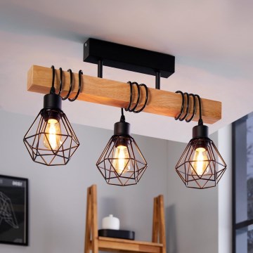 Eglo - Пристельова люстра TOWNSHEND 3xE27/60W/230V