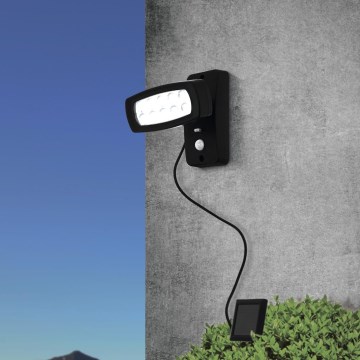 Eglo - Світлодіодний настінний світильник з датчиком на сонячній батареї LED/1,2V 600 mAh IP44