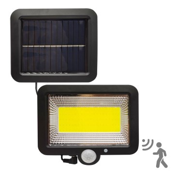 Світлодіодний прожектор з датчиком на сонячній батареї DUO LED/1W/3,7V 1200 mAh IP44