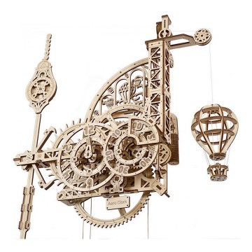 Ugears - 3D дерев'яний механічний пазл Настінний годинник Aero