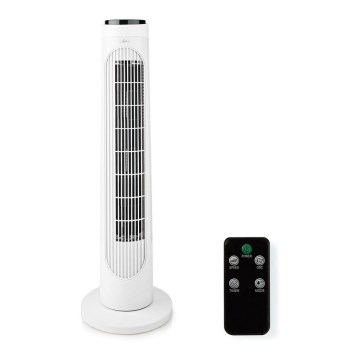 Колонний вентилятор 50W/230V білий + пульт дистанційного керування
