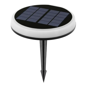 Aigostar - Светодиодный светильник на солнечной батарее LED/0,6W/2V диаметр 16,5 см 3200K/4000K/6500K IP65 черный