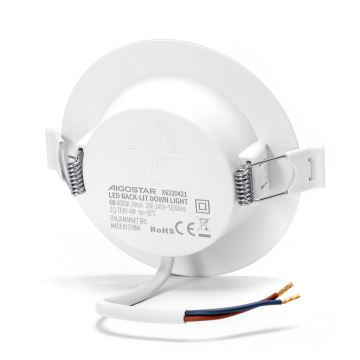 Aigostar - Світлодіодний вбудований світильник LED/4W/230V 4000K діаметр 9,8 см білий