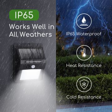 Aigostar - Світлодіодний зовнішній світильник на сонячній батареї з датчиком LED/1,11W/5,5V IP65