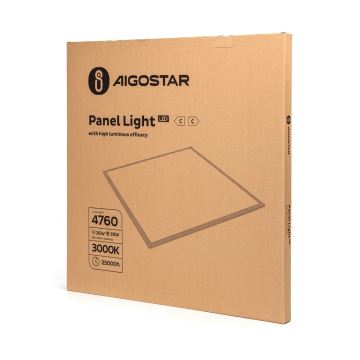 Aigostar - Вбудована стельова LED панель LED/28W/230V 62x62 см 3000K