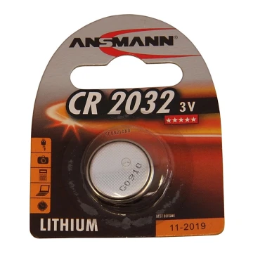 Ansmann 04674 CR 2032 - Таблеточная литиевая батарейка 3V
