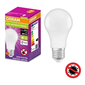 Антибактеріальна LED лампочка A60 E27/8,5W/230V 4000K - Osram