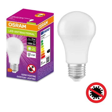 Антибактеріальна LED лампочка A75 E27/10W/230V 4000K - Osram