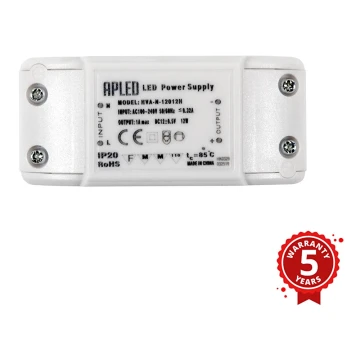 APLED - LED Електронний трансформатор DRIVER 12W/12V/1A