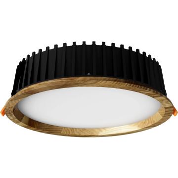 APLED - Світлодіодний вбудований світильник RONDO WOODLINE LED/18W/230V 3000K діаметр 26 см ясеневий масив