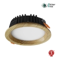 APLED - Світлодіодний вбудований світильник RONDO WOODLINE LED/6W/230V 3000K діаметр 15 см сосна масив