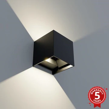 APLED - Уличный светодиодный настенный светильник CUBE 2xLED/3W/230V IP65