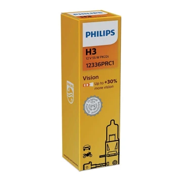 Автолампа Philips VISION 12336PRC1 H3 PK22s/55W/12V