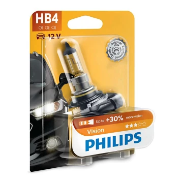 Автомобильная лампа Philips VISION 9006PRB1 HB4 P22d/60W/12V