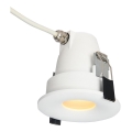 Azzardo AZ5389 - Встроенный светильник для ванной комнаты ROMOLO 1xGU10/50W/230V IP65 белый
