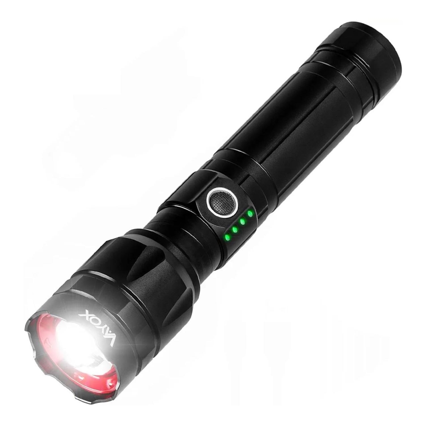 Акумуляторний LED ліхтарик з регулюванням яскравості з функцією Power Bank LED/30W/5V IPX5 1060 lm 12 год 5000 mAh