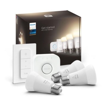 Базовый набор Philips Hue WHITE 3xE27/9,5W 2700K + соединительное устройство