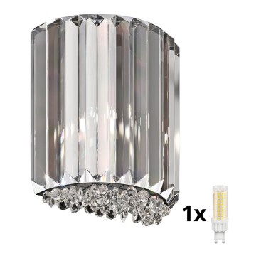Brilagi - LED Хрустальный настенный светильник GLAMOUR 1xG9/42W/230V