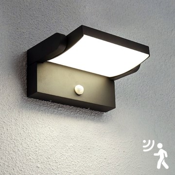 Brilagi - LED Вуличний настінний світильник з датчиком ANKLE LED/12,5W/230V IP54