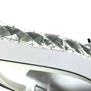 Brilagi - Пристельова LED люстра з регулюванням яскравості TWIST LED/180W/230V 3000-6500K + пульт дистанційного керування