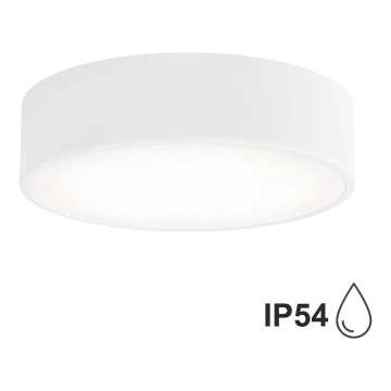Brilagi - Потолочный светильник для ванной комнаты CLARE 2xE27/24W/230V диаметр 30 см белый IP54
