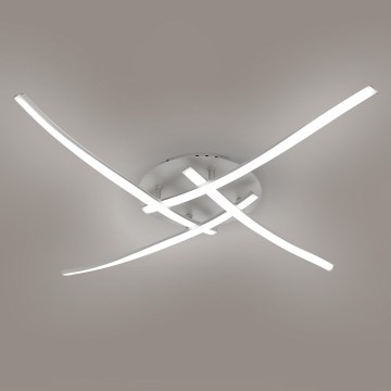 Brilagi - Стельовий LED світильник STRIPES LED/32W/230V срібний