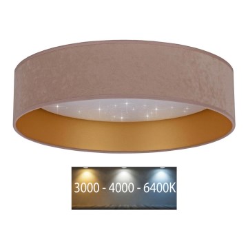 Brilagi - Стельовий LED світильник VELVET STAR LED/36W/230V ⌀ 55 см 3000K/4000K/6400K бежевий/золотий