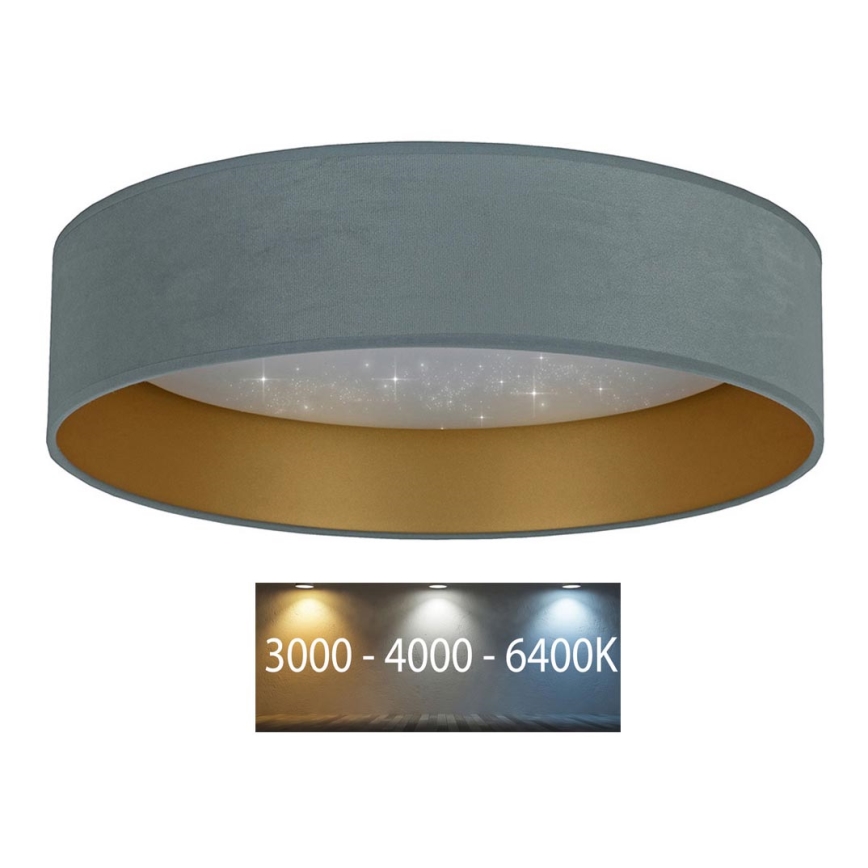 Brilagi - Стельовий LED світильник VELVET STAR LED/36W/230V ⌀ 55 см 3000K/4000K/6400K ментоловий/золотий