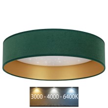 Brilagi - Стельовий LED світильник VELVET STAR LED/36W/230V ⌀ 55 см 3000K/4000K/6400K зелений/золотий