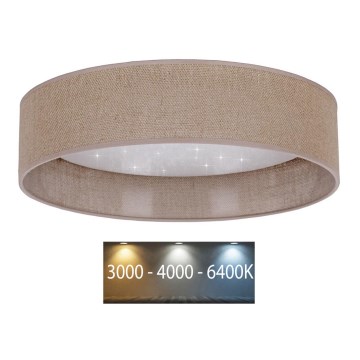 Brilagi - Стельовий LED світильник VELVET STAR LED/36W/230V ⌀ 55 см 3000K/4000K/6400K коричневий