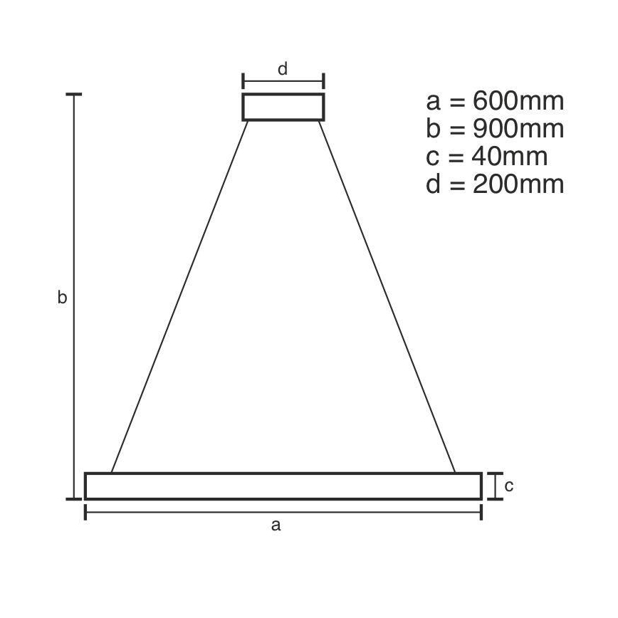 Brilagi - Светодиодная подвесная люстра с регулированием яркости CIRCLE LED/42W/230V 3000-6500K + дистанционное управление