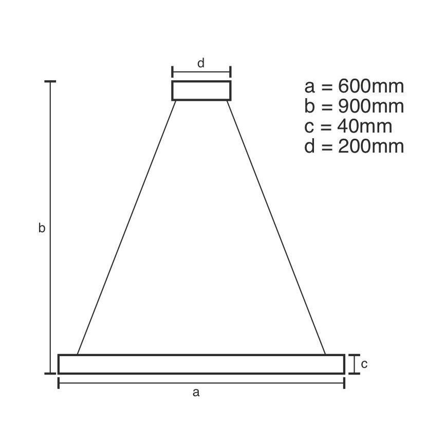 Brilagi - Светодиодная подвесная люстра с регулированием яркости CIRCLE LED/42W/230V 3000-6500K + дистанционное управление