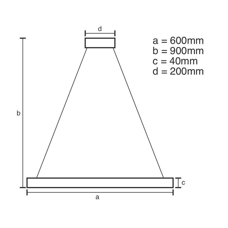 Brilagi - Светодиодная подвесная люстра с регулированием яркости CIRCLE LED/42W/230V 3000-6500K коричневый + дистанционное управление