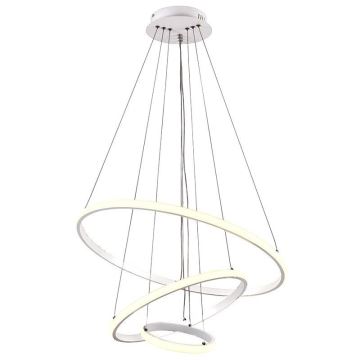 Brilagi - Светодиодная подвесная люстра с регулированием яркости CIRCLE LED/90W/230V 3000-6500K + дистанционное управление