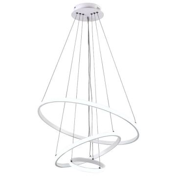 Brilagi - Светодиодная подвесная люстра с регулированием яркости CIRCLE LED/90W/230V 3000-6500K + дистанционное управление