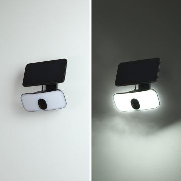 Brilagi - Светодиодный настенный светильник на солнечной батарее с датчиком ROOF LED/13W/5V IP65