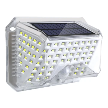 Brilagi - Светодиодный настенный светильник на солнечной батарее с датчиком WALLIE LED/4W/5,5V 6500K IP64 серебристый