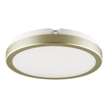 Brilagi - Светодиодный потолочный светильник для ванной комнаты PERA LED/18W/230V диаметр 22 см IP65 золотистый