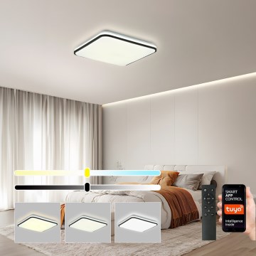 Brilagi - Светодиодный потолочный светильник с регулированием яркости SMART LED/28W/230V 3000-6000K 40x40 см Wi-Fi Tuya + дистанционное управление