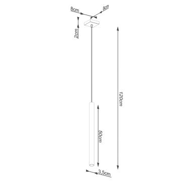 Brilagi - Світлодіодна підвісна люстра DRIFA 1xG9/4W/230V бетон