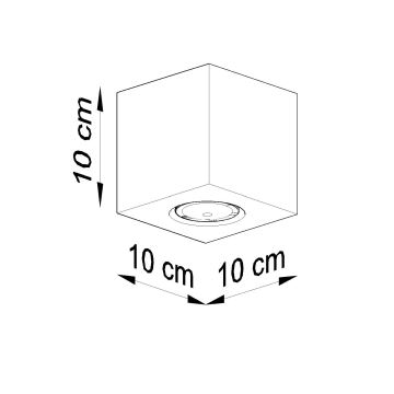 Brilagi -  Світлодіодний точковий світильник MURO 1xGU10/7W/230V бетон