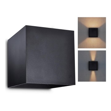 Brilagi - Уличный светодиодный настенный светильник CUBE LED/6W/230V IP54