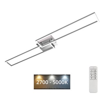 Brilo - Пристельова LED люстра з регулюванням яскравості FRAME 2xLED/20W/230V 2700-5000K + пульт дистанційного керування