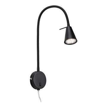 Briloner 2082-015 - Світлодіодна настінна лампа COMFORT LIGHT 1xGU10/5W/230V чорний
