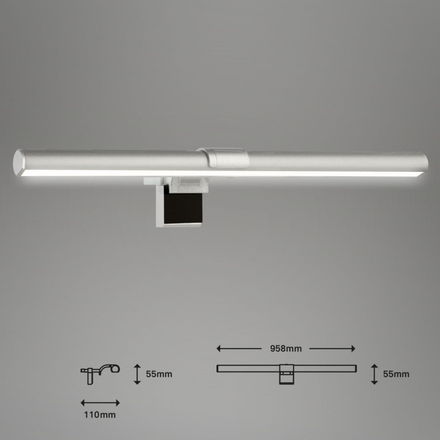 Briloner 2303-014 - Светодиодная подсветка монитора с регулированием яркости LED/3,5W/5V 3000/4500/6500K