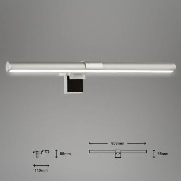 Briloner 2303-014 - 	Світлодіодна підсвітка монітору з регулюванням яскравості LED/3,5W/5V 3000/4500/6500K