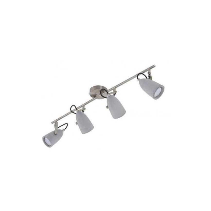 Briloner 2529-042 - Точковий LED світильник THIMBLE 4xGU10/5W/230V бетон