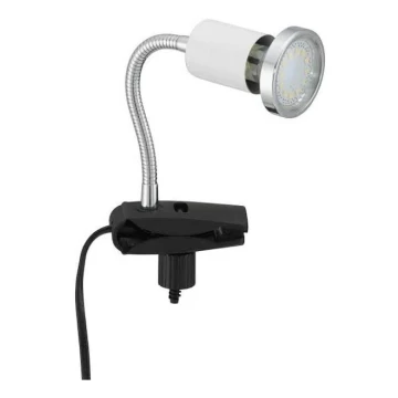 Briloner 2876-016P - Світлодіодна лампа з затискачем 1xGU10/3W/230V 3000K