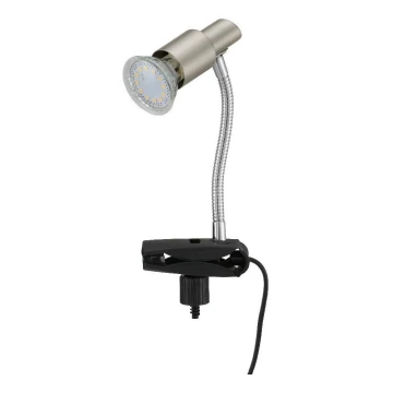 Briloner 2877-012P - Светодиодная настольная лампа с зажимом SIMPLE 1xGU10/3W/230V