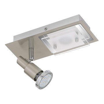 Briloner 2879-022 - Светодиодный потолочный светильник COMBINATA 1xGU10/3W + LED/5W/230V